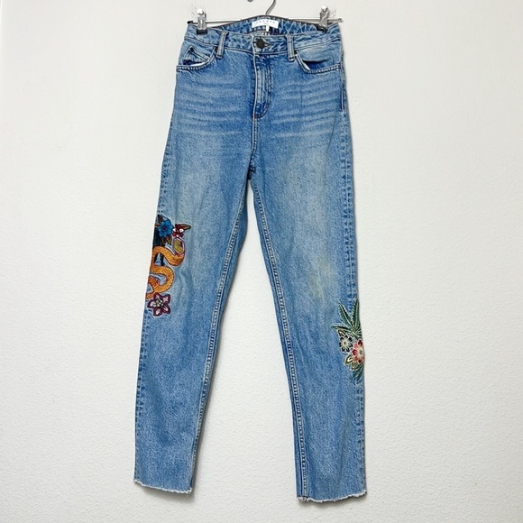 Sandro Paris Embroidered Jeans - Picture 3 of 11
